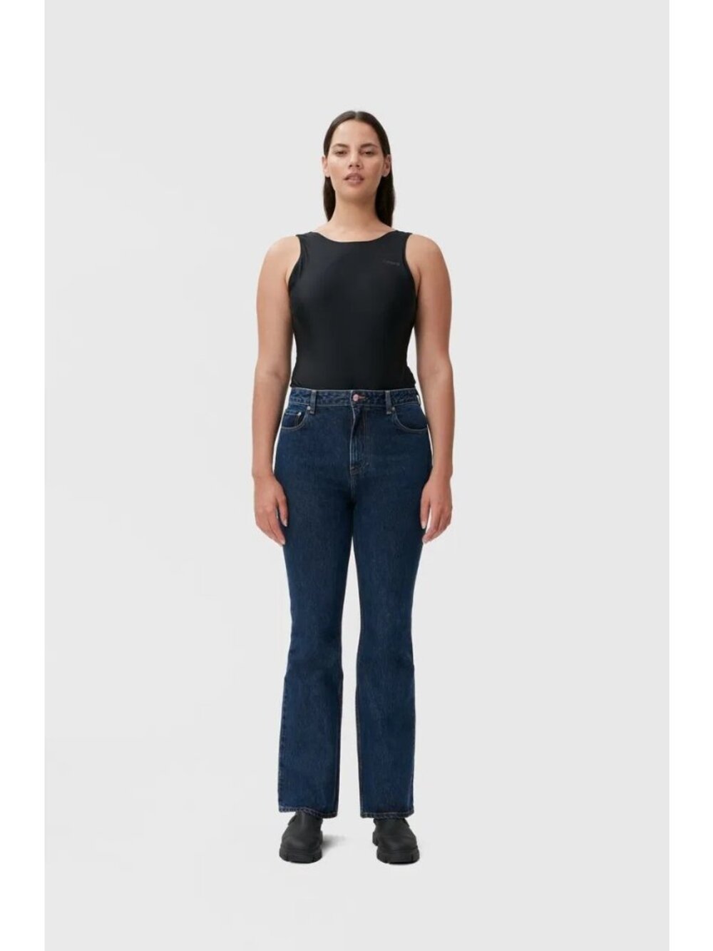 GANNI Womens Dark Wash Bootcut Denim Jeans Size 32 x 34 NEW NWT